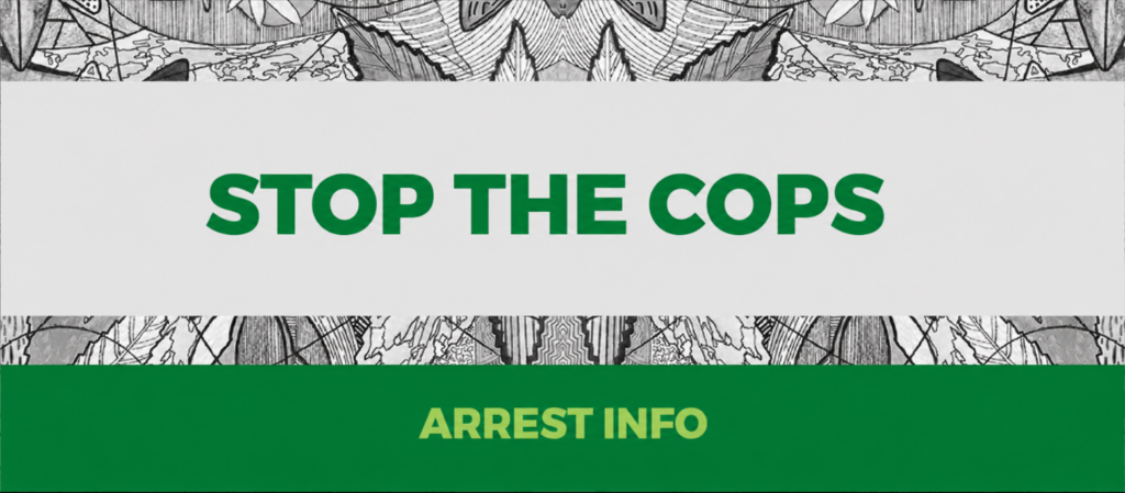 Stop The Cops arrest information